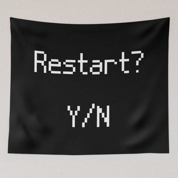 Item preview, Restart, Y/N? designed and sold by Worranarin.