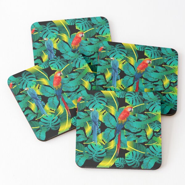 Item preview, NATURE THICK, FULL OF PLANTS AND PARROTS designed and sold by María Ángeles Conesa Artés.