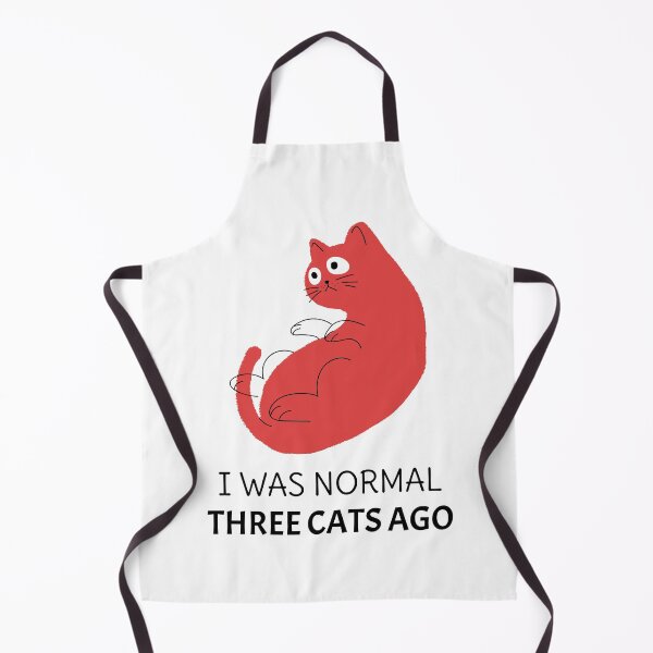 Item preview, I WAS NORMAL | THREE CATS AGO designed and sold by Ashalcheema.