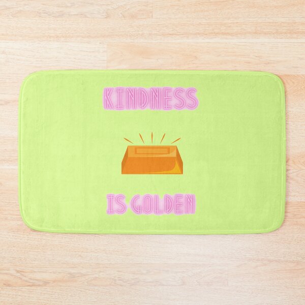 Item preview, Kindness Is Golden Clipart Gold Bar In Light Green designed and sold by LuckyKermit.