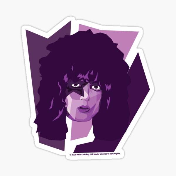 Item preview, Kiss the band Starchild pop art monochrome design. Birthday party gifts for metal fan. Officially licensed merch. designed and sold by chrlalexandru.