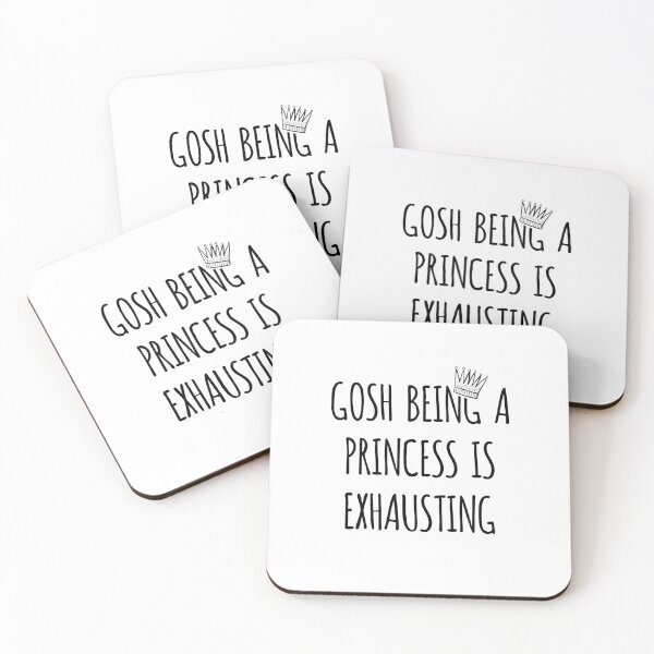Item preview, Gosh Being A Princess Is Exhausting - Funny christmas gift for mom daughter sister designed and sold by GoldenDov.