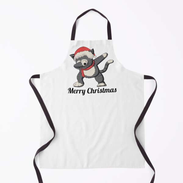 Item preview, grey cat dab merry christmas designed and sold by atevern.