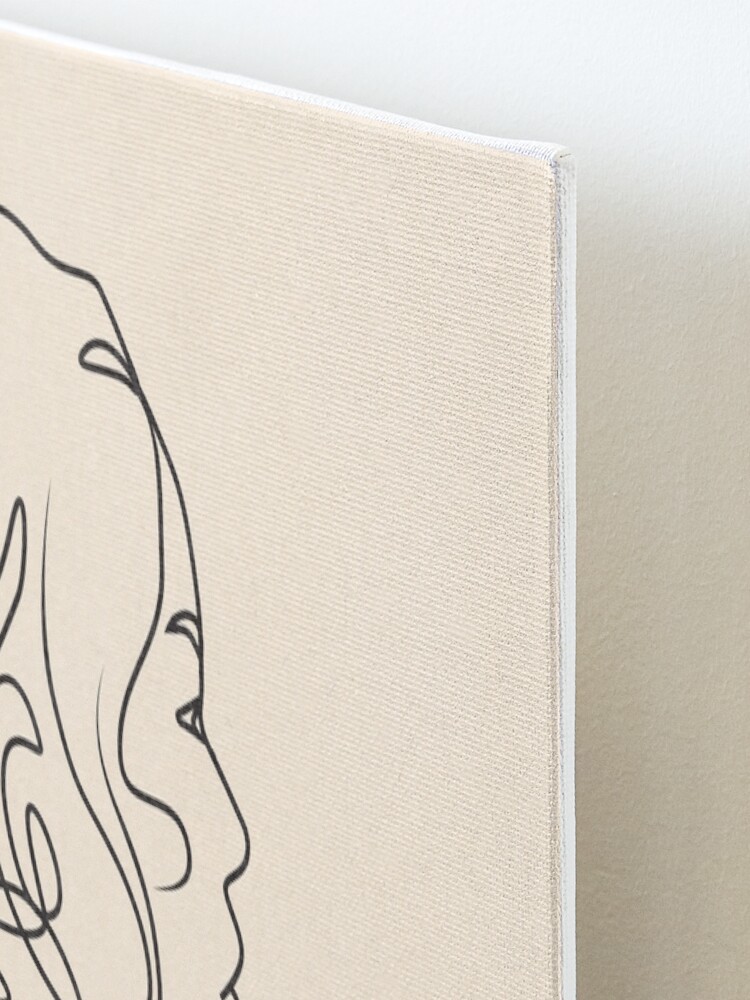 Alternate view of girl Mounted Print