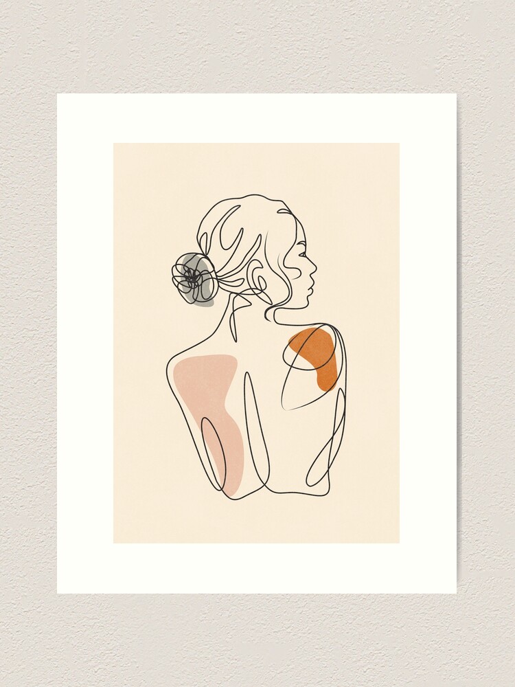 Alternate view of girl Art Print