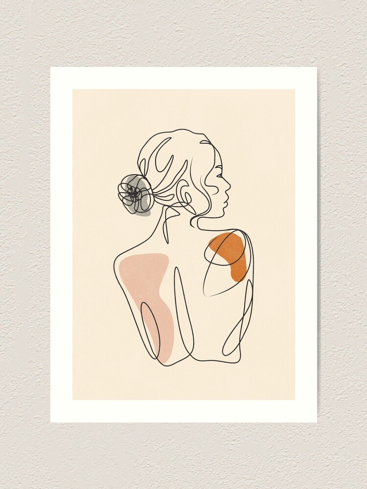 Alternate view of girl Art Print