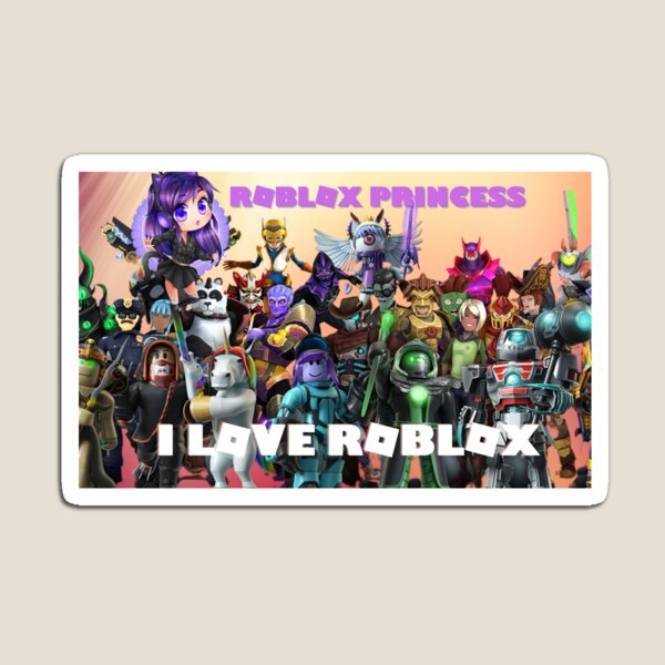 I Love Roblox Magnets Redbubble - magnet club roblox