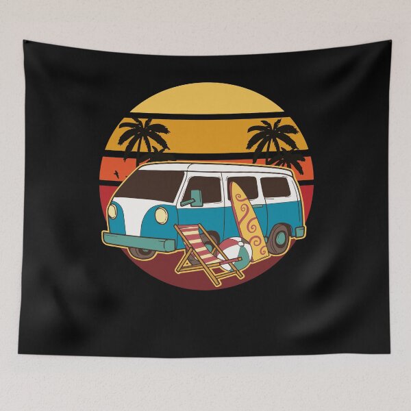 Item preview, RV Camping palms and sunset designed and sold by Luxara1.