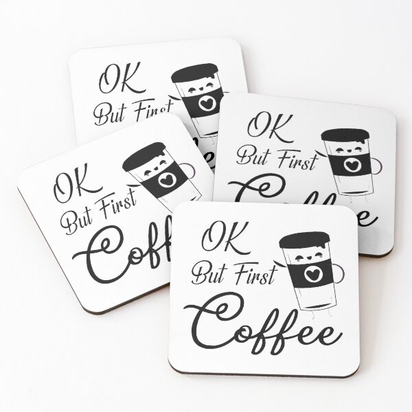 Item preview, Ok, But First Coffee, Coffee Lover designed and sold by amersoliman.