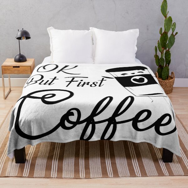 Item preview, Ok, But First Coffee, Coffee Lover designed and sold by amersoliman.