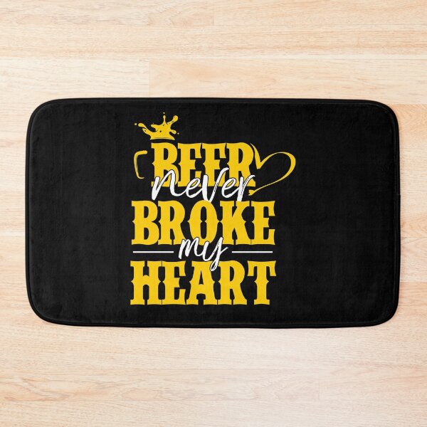 Item preview, Beer Never Broke My Heart - German Drinking Quotes designed and sold by styleofpop.