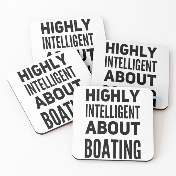 Item preview, Highly Intelligent About Boating designed and sold by SerenaBliss.