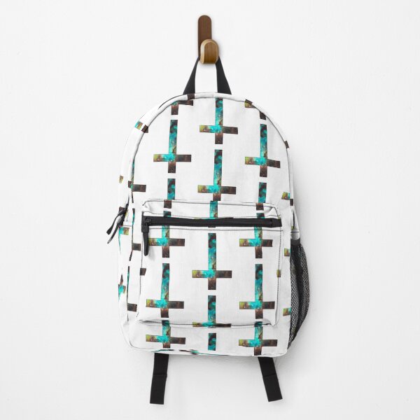 Item preview, Green Galaxy Inverted Cross White designed and sold by rapplatt.