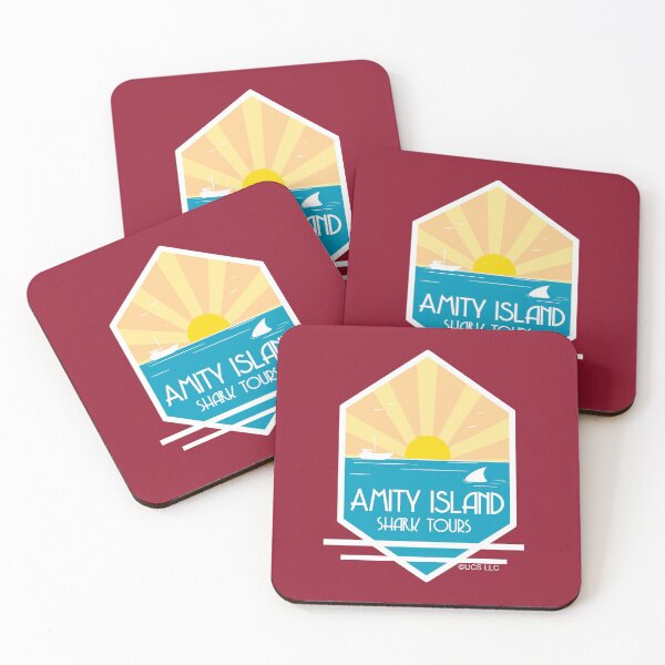 Item preview, Amity Island Shark Tours Logo designed and sold by PrintStopStudio.