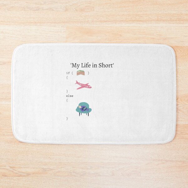 Item preview, 'My Life in Short' - Travel & Sleep designed and sold by Loofly.