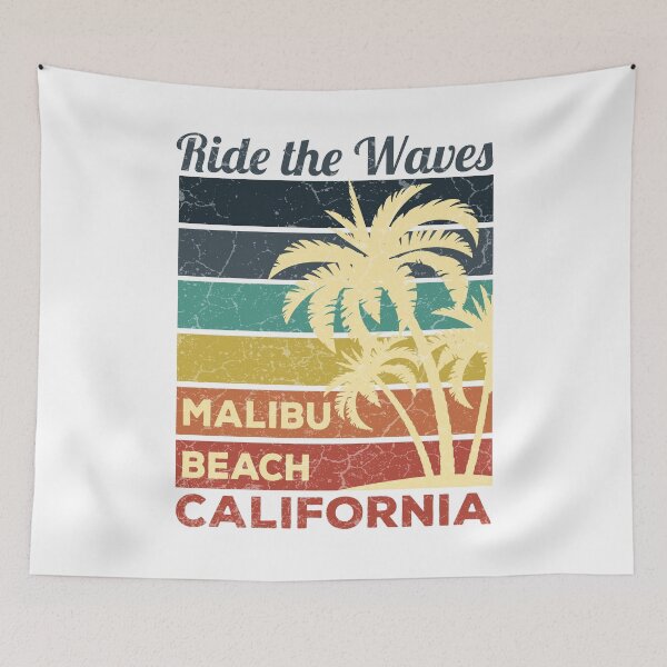 Item preview, Surfing Malibu Beach California designed and sold by Mila1946.