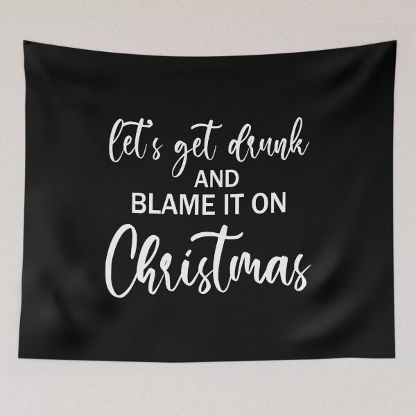 Item preview, Let's Get Drunk Funny Christmas Drinking  designed and sold by JustCreativity.
