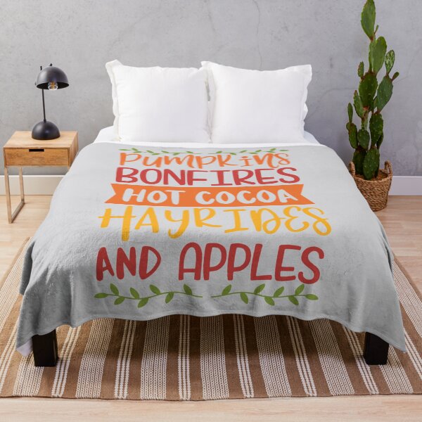 Item preview, Pumpkins Bonfires hot Cocoa Hayriness and Apples designed and sold by Mriganka Gogoi.