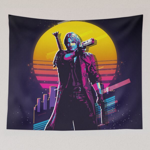Item preview, Devil May Cry - Dante (80s Retro) designed and sold by MyRetroArt.