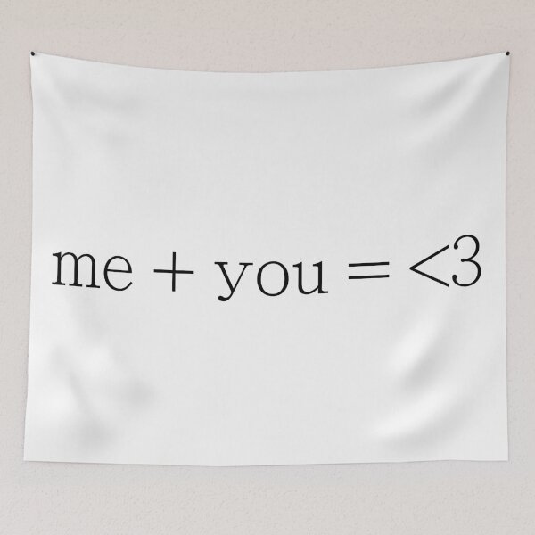 Item preview, Me + you = <3  designed and sold by Bregjevt.