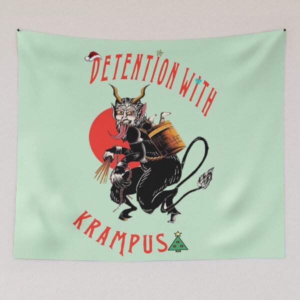 Item preview, Detention with Krampus designed and sold by SidTastic .