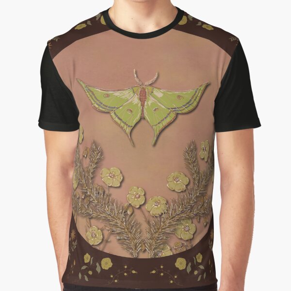 Autumn Moth Graphic T-Shirt