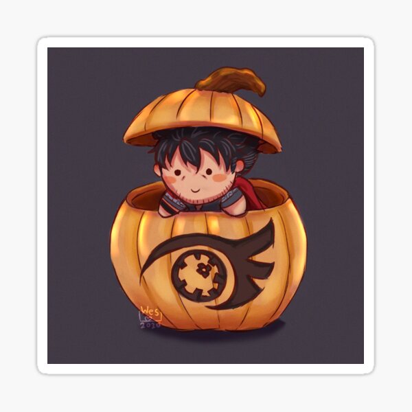 Chibi Qrumpkin Sticker