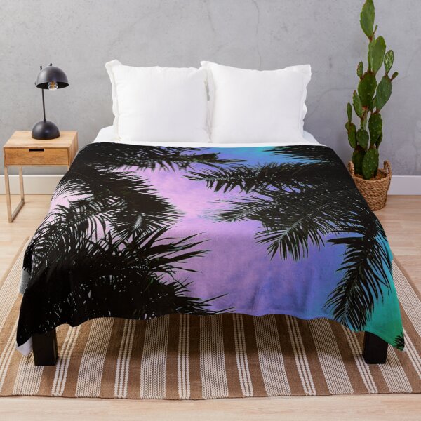 Item preview, Pastel swirl fluorescent Palm Tree TV Glitch effect designed and sold by Deegital18.
