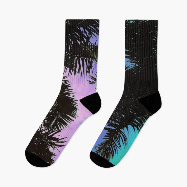 Item preview, Pastel swirl fluorescent Palm Tree TV Glitch effect designed and sold by Deegital18.