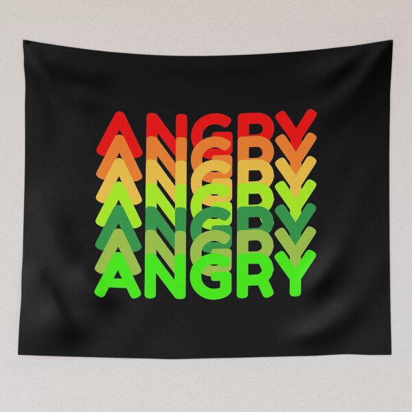 Item preview, Angry colorful nice trend hip social distancing designed and sold by GOOD-TIME.