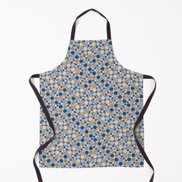 Item preview, Basic geometric shapes in a minimalistic ornament in classic blue color palette variations designed and sold by acidmit.
