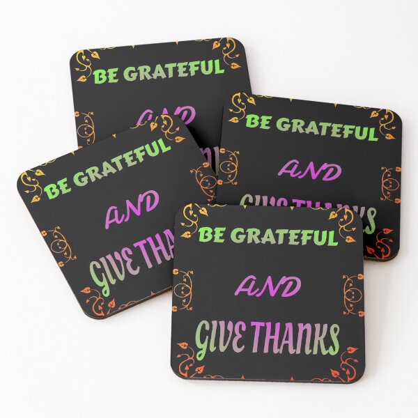 Item preview, Be grateful and give thanks designed and sold by GOOD-TIME.