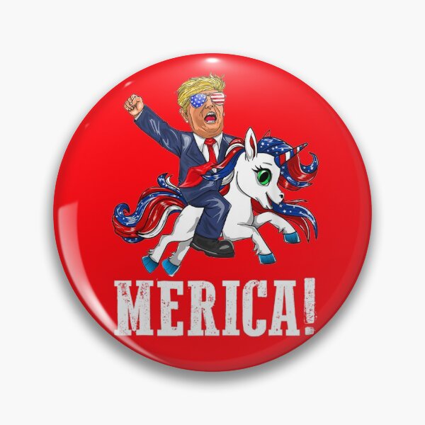 Item preview, Trump Leading the Charge Unicorn Patriotic designed and sold by TeeThePeople.