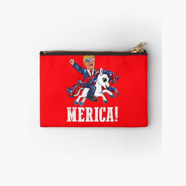 Item preview, Trump Leading the Charge Unicorn Patriotic designed and sold by TeeThePeople.