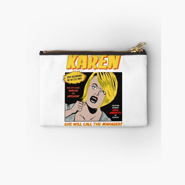 Artikelvorschau, Karen Comicfigur Bösewicht Anti Karen Meme Superheld entworfen und verkauft von SixforSix.