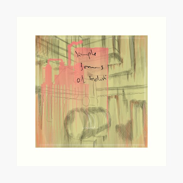 SIMPLE FORM OF INDUSTRY - Lost Places Urbex Art Print