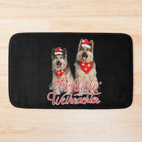 Item preview, German shepherds with Christmas hats, Merry Christmas, dog stickers, stickerbundle designed and sold by Toffy2222.