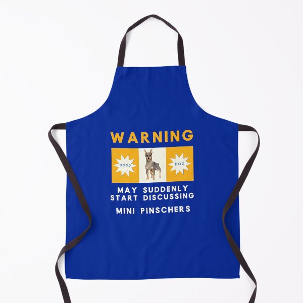 Item preview, WARNING May Suddenly Start Discussing Mini Pinschers Funny designed and sold by Guarddogdrive.