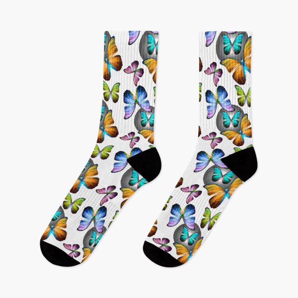 Item preview, Realm of Morpho Blue and  Rainbow Butterflies designed and sold by Nisuris.