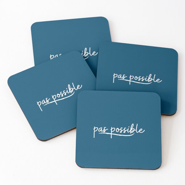 Item preview, Pas possible - Impossible French language phrases gift designed and sold by mayamay0.