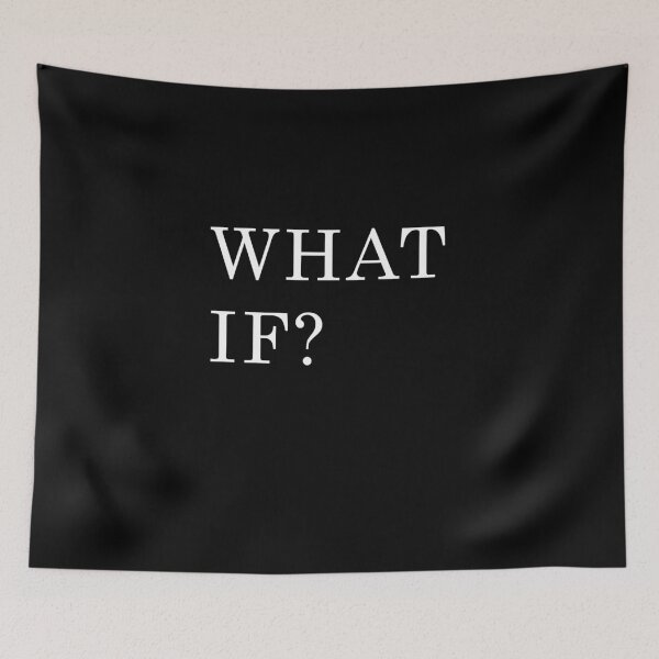 Item preview, What if? t-shirt designed and sold by MariusMunteanu.