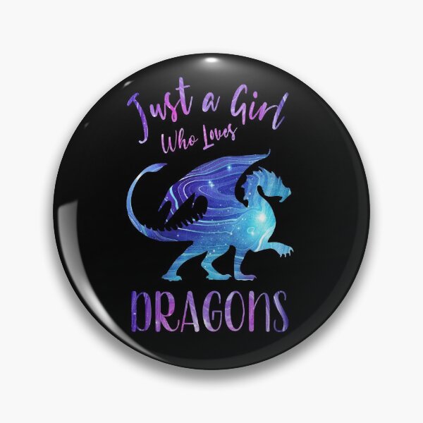 Item preview, Just a Girl Who Loves Dragons designed and sold by Sarah Wainwright.