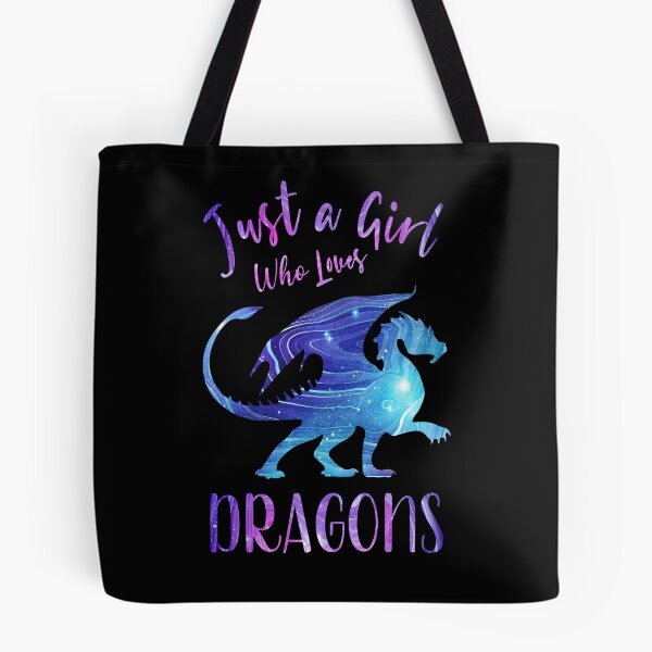 Item preview, Just a Girl Who Loves Dragons designed and sold by Sarah Wainwright.