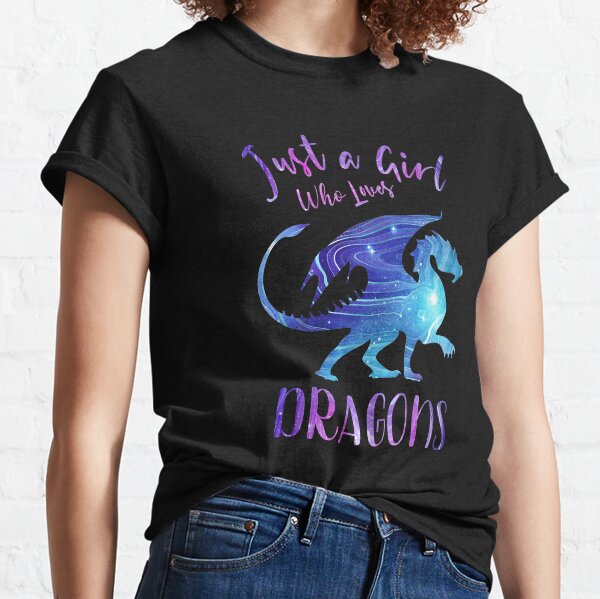 Just a Girl Who Loves Dragons Classic T-Shirt