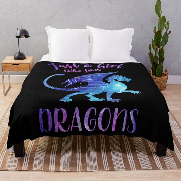 Item preview, Just a Girl Who Loves Dragons designed and sold by Sarah Wainwright.
