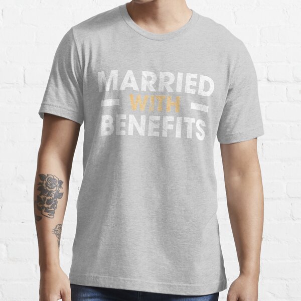 Married Swingers Benefits Men'sDistressed Vintage Essential T-Shirt