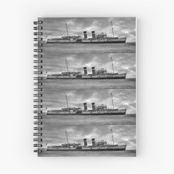 Item preview, Paddle Steamer Waverley - Black and White designed and sold by Steve H Clark.