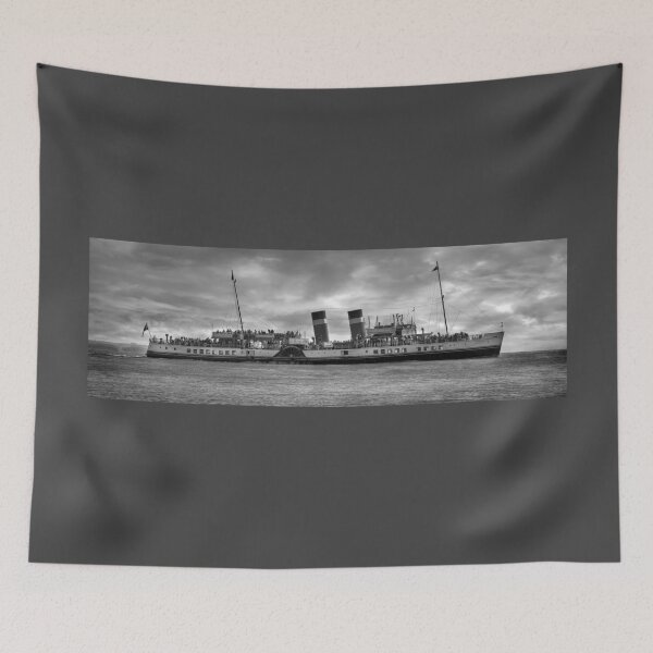 Item preview, Paddle Steamer Waverley - Black and White designed and sold by Steve H Clark.