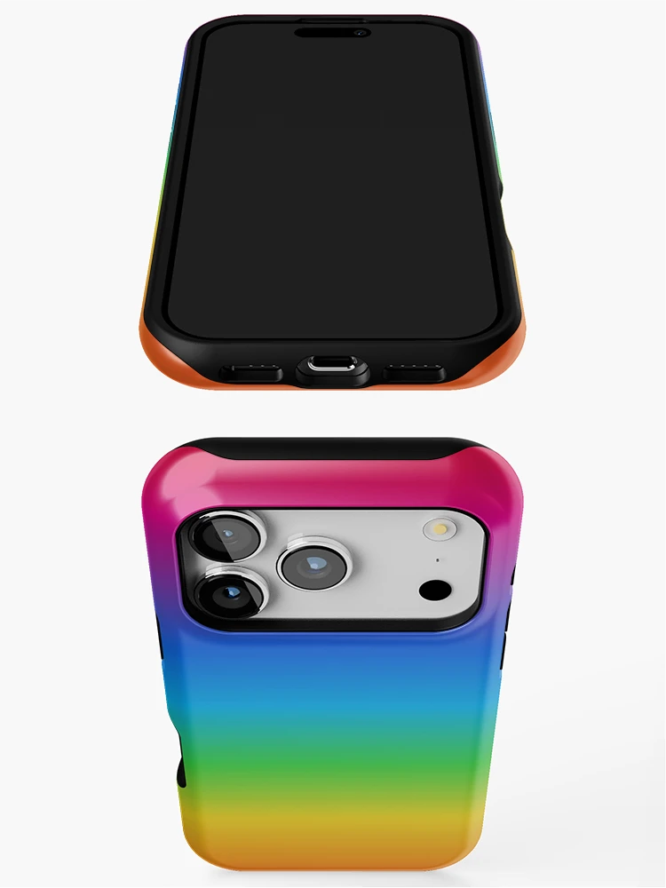Thumbnail 3 of 4, iPhone Case, Rainbow Parallel Galaxy designed and sold by ReesDesigns.