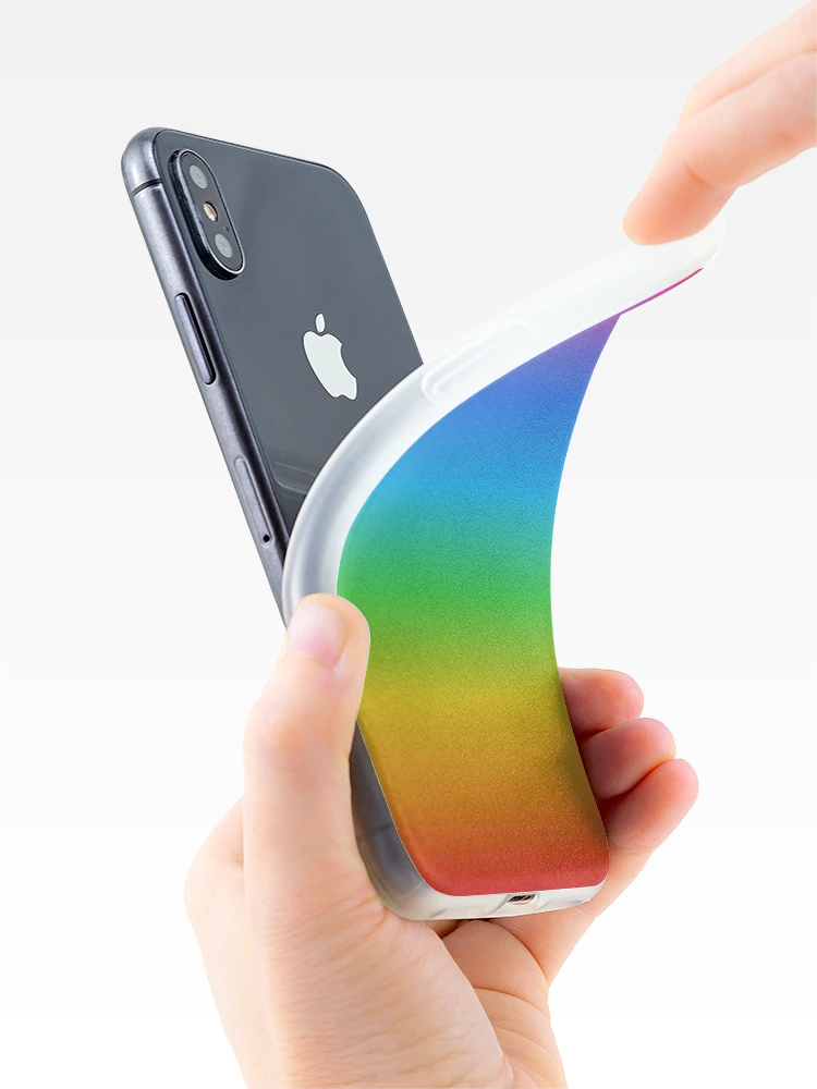 Thumbnail 4 of 5, iPhone Case, Rainbow Parallel Galaxy designed and sold by ReesDesigns.